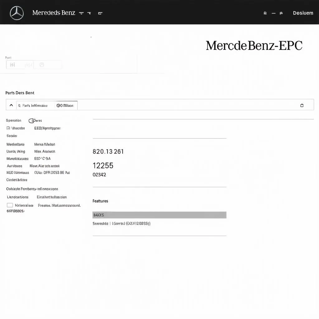 Mercedes-Benz EPC Software