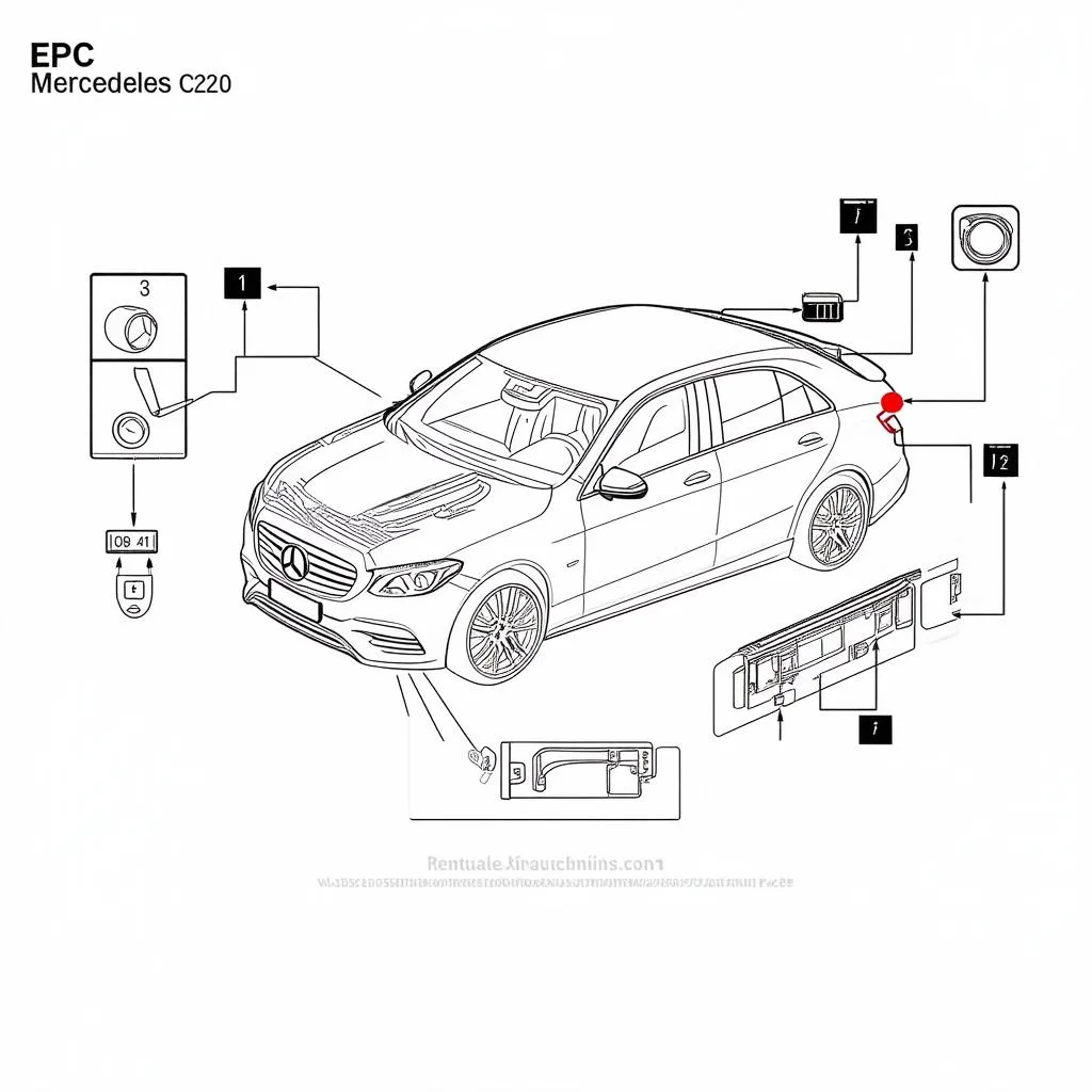 Mercedes C220 EPC System