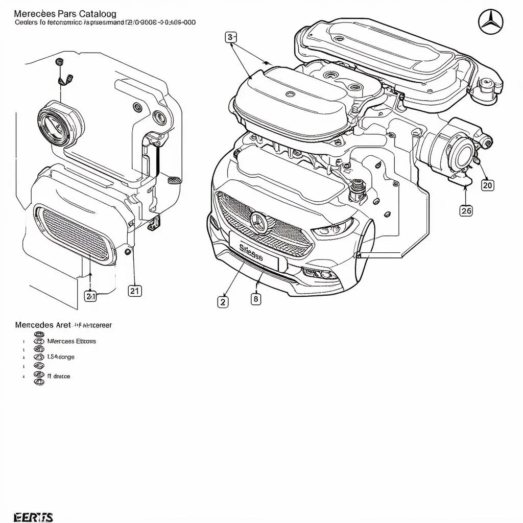 Mercedes EPC Catalogue Screenshot