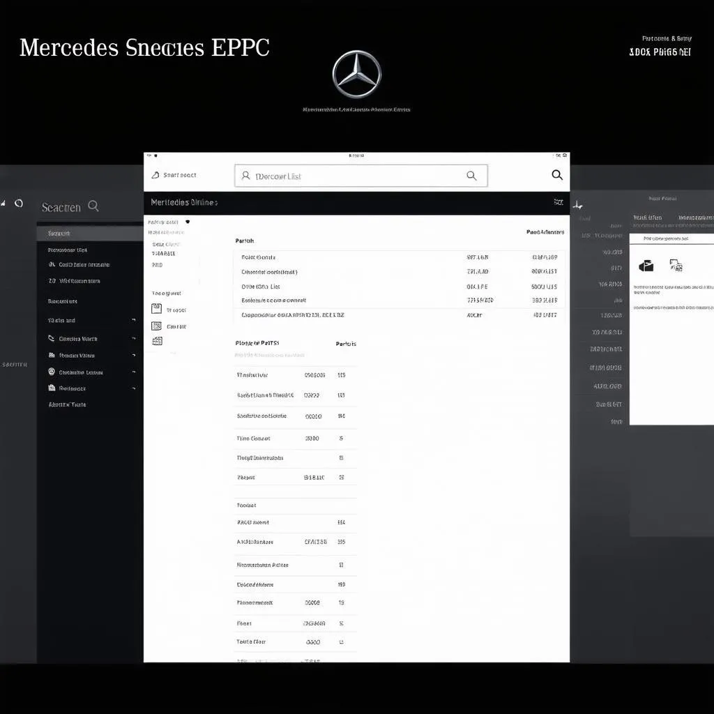 Mercedes EPC Online Platform