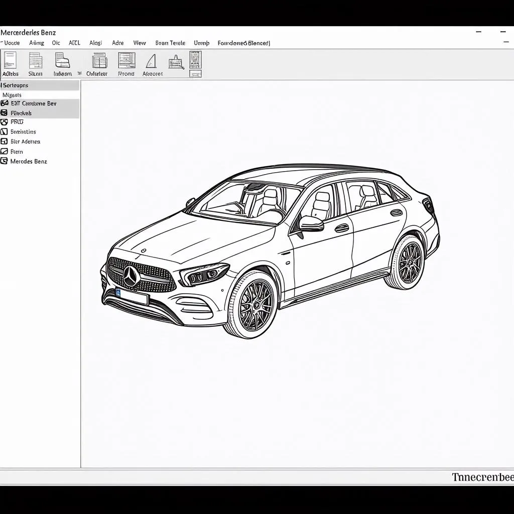 Mercedes EPC Screenshot