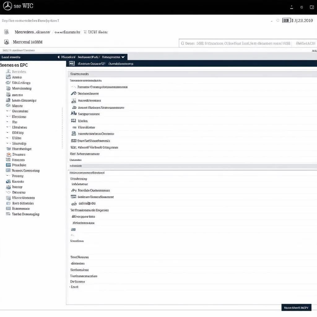 Mercedes EPC WIS Interface