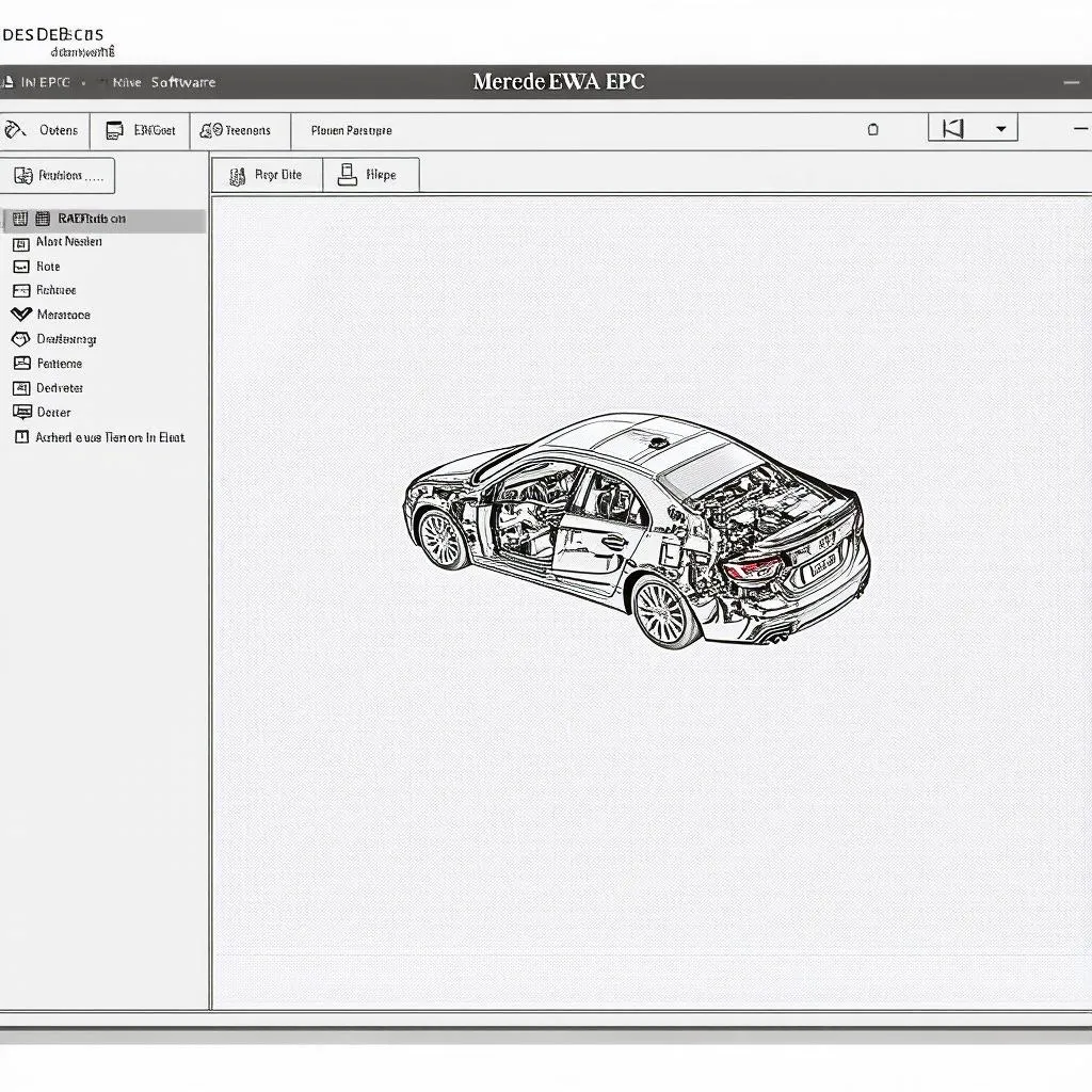 Mercedes EWA EPC Software Screenshot