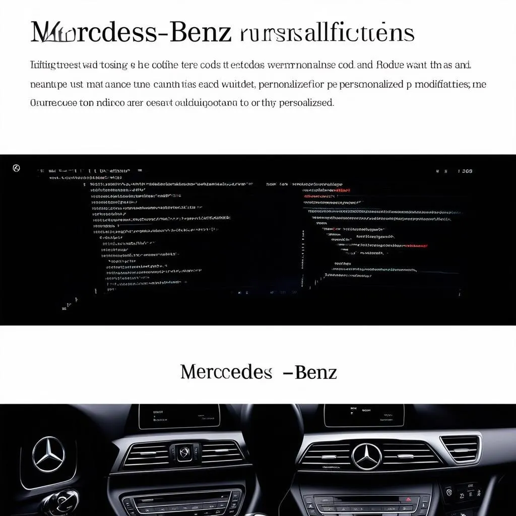 Mercedes Benz customization