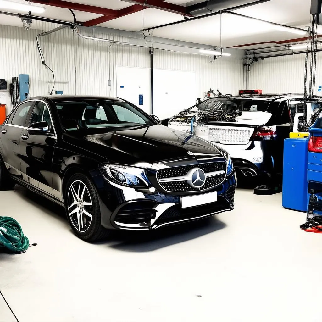 Mercedes Benz repair shop