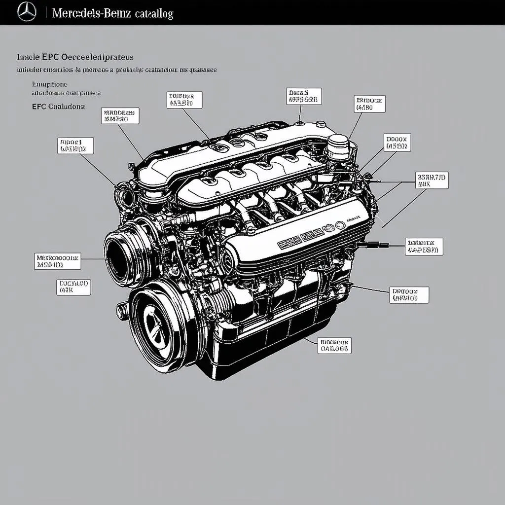 mercedes parts diagram