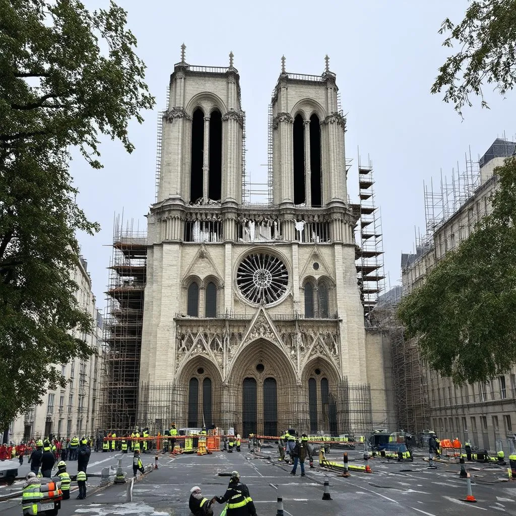 Notre Dame Autel Post-Fire