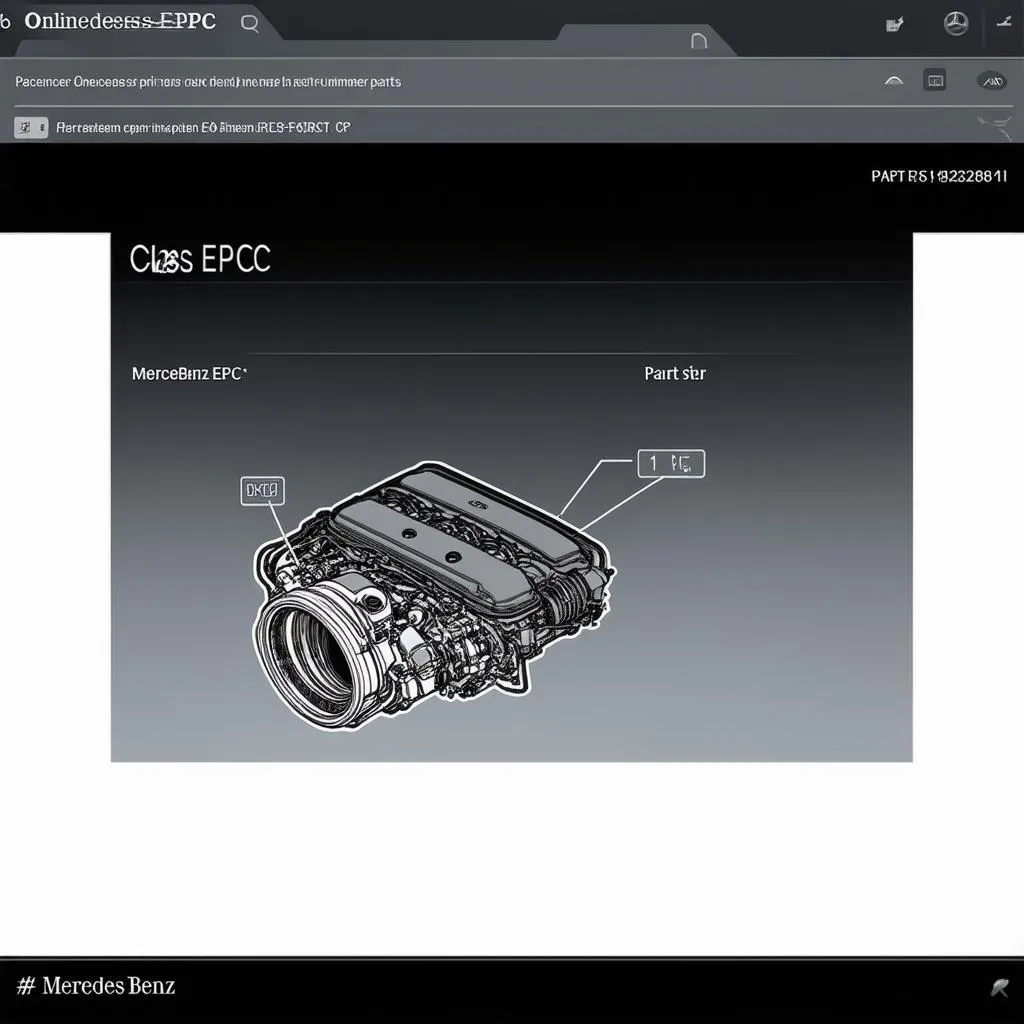 Mercedes EPC Screenshot