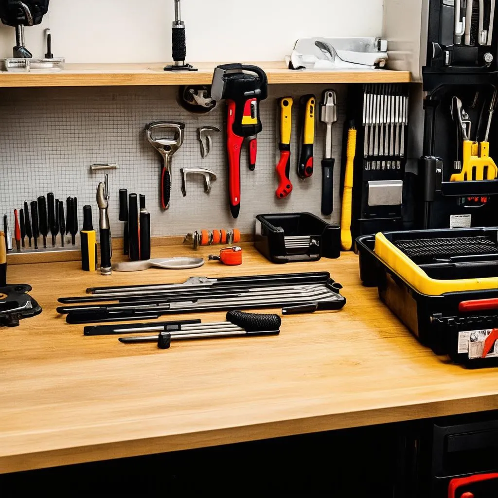 Organized Mechanic Workspace