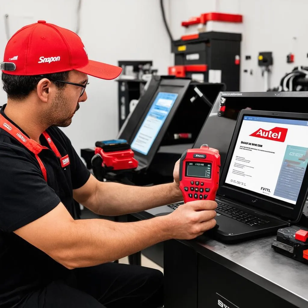 Snap-on and Autel scanners