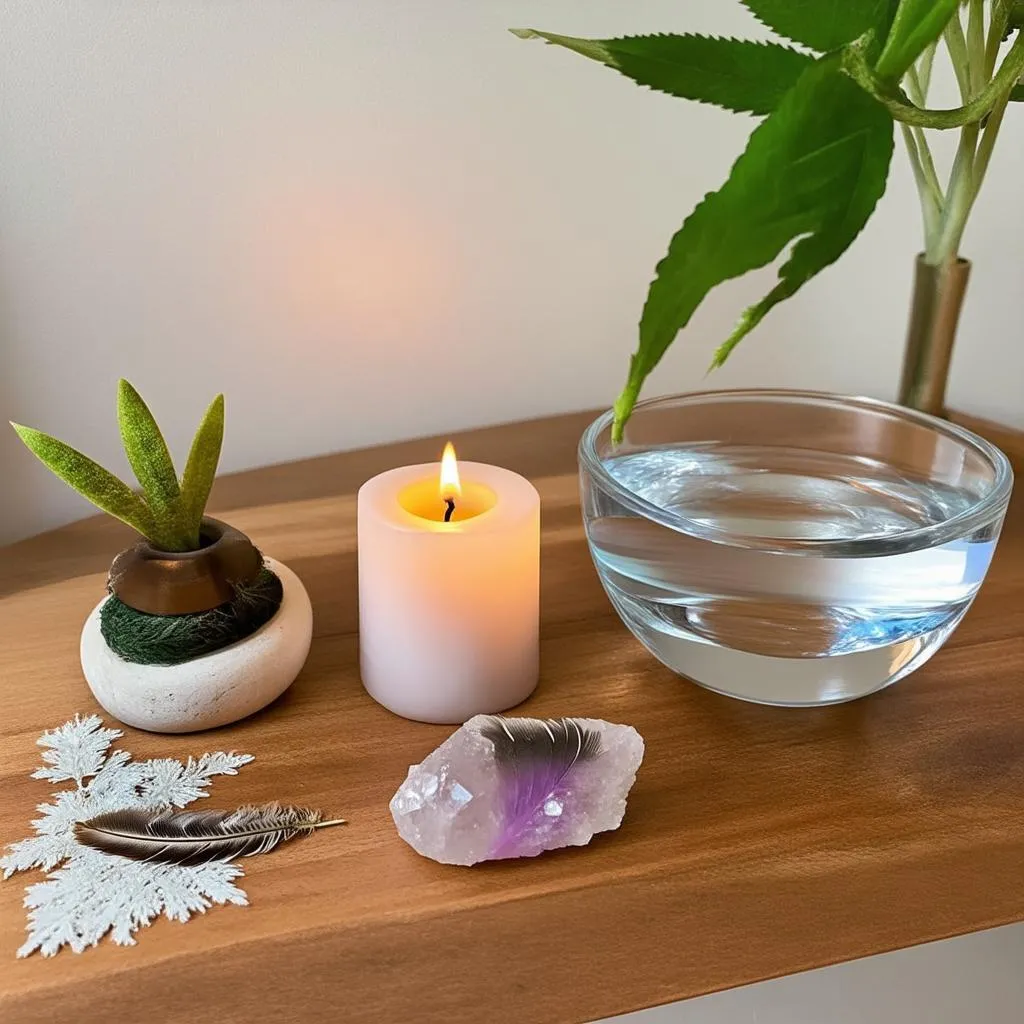 Simple Spiritual Altar