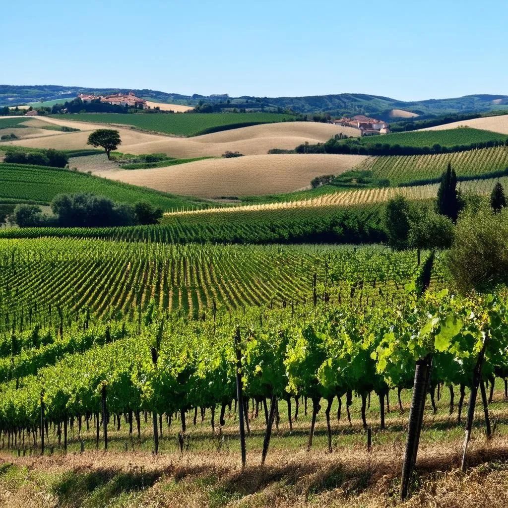 Rolling Hills of St. Laurent des Autels