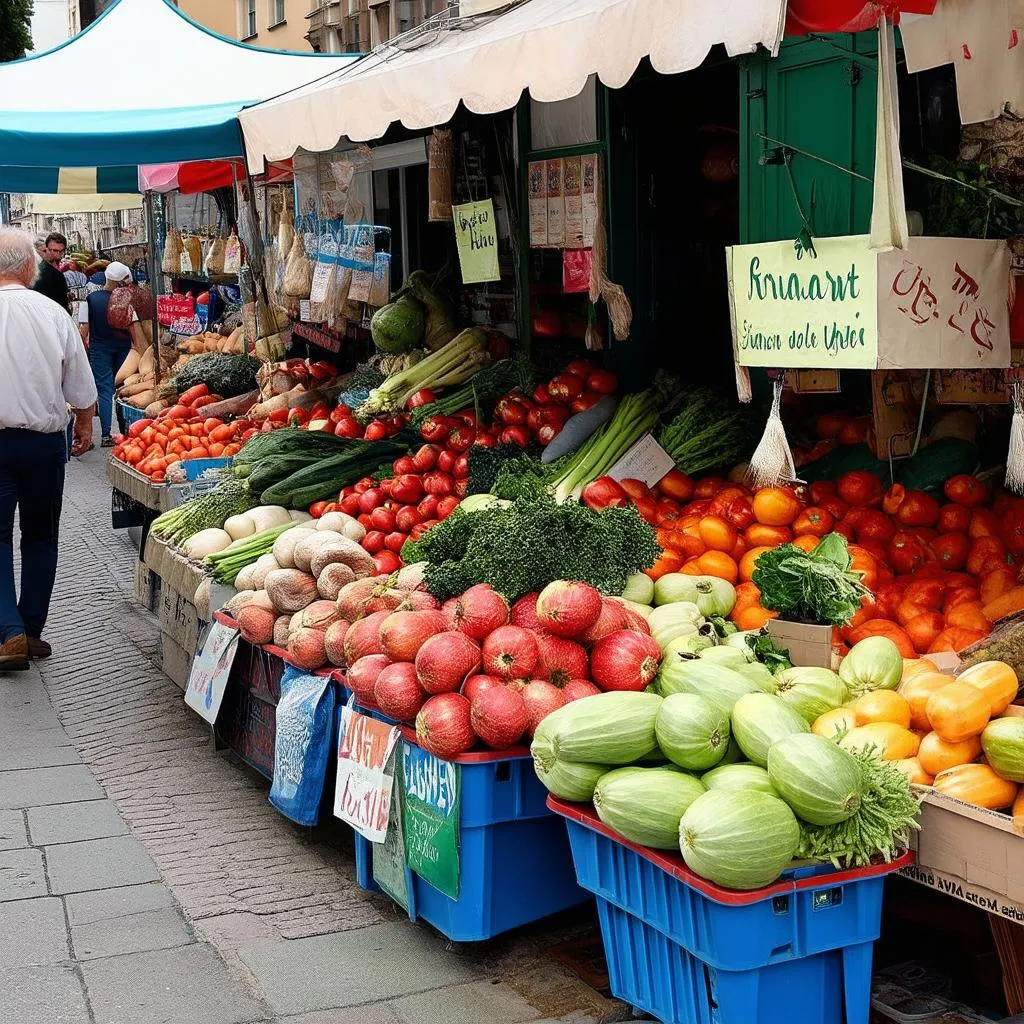 St. Laurent des Autels Market