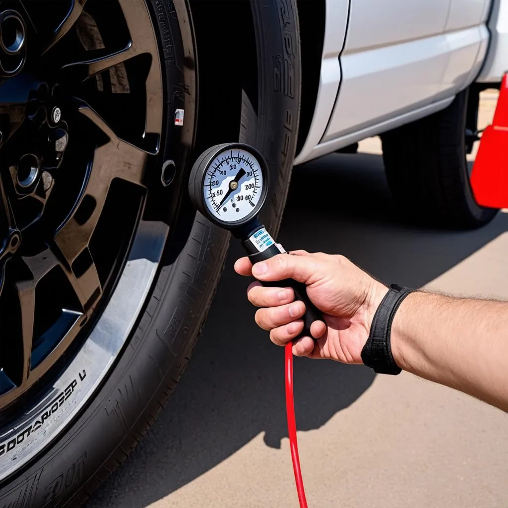 Checking Tire Pressure