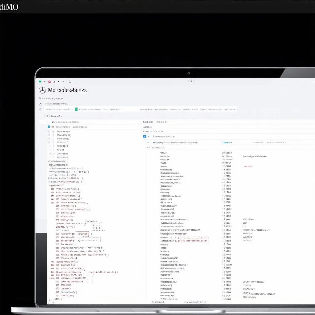 Mercedes VediaMO Software Interface