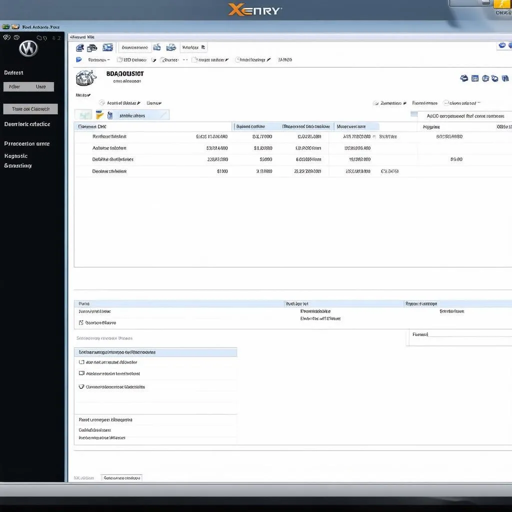 Xentry Diagnostic Software Interface