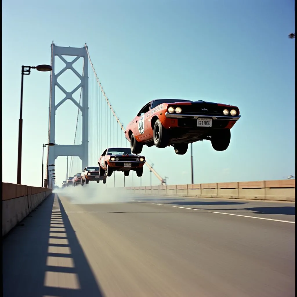 2 Fast 2 Furious bridge jump scene