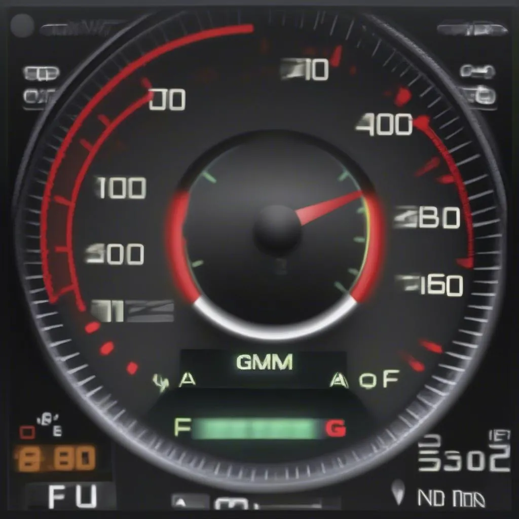 2000 GM Vehicle Dashboard