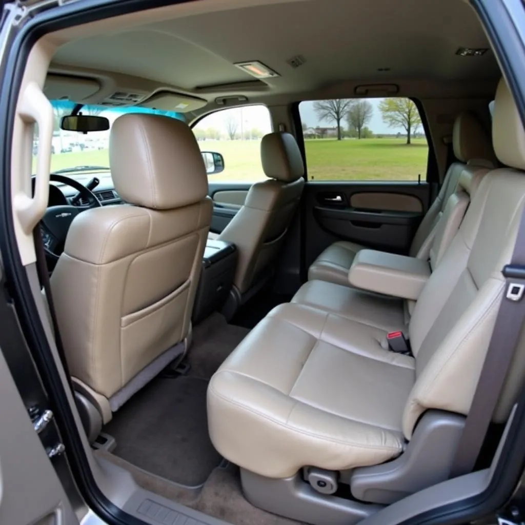 Spacious Interior of a 2007 Chevrolet Tahoe