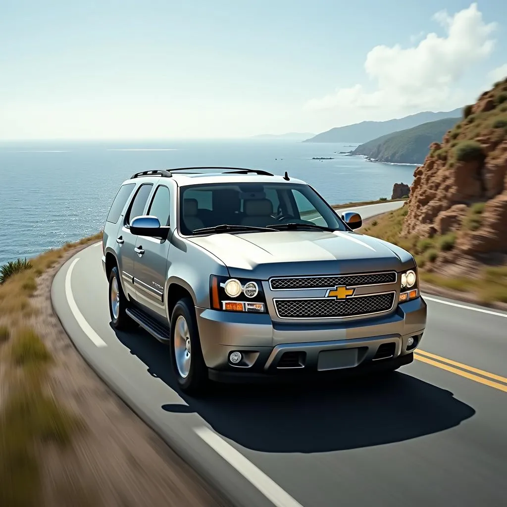 2007 Chevrolet Tahoe Driving on a Scenic Road