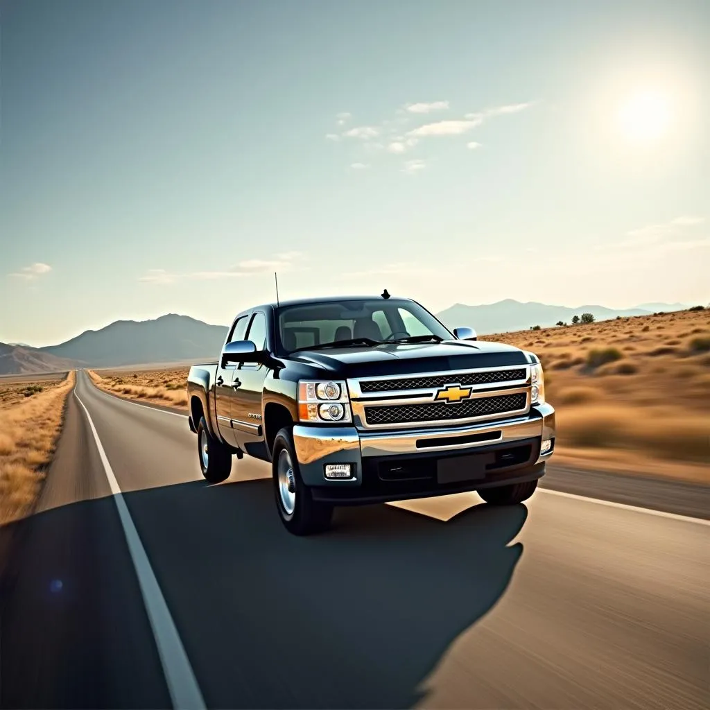 2013 Silverado on Open Road