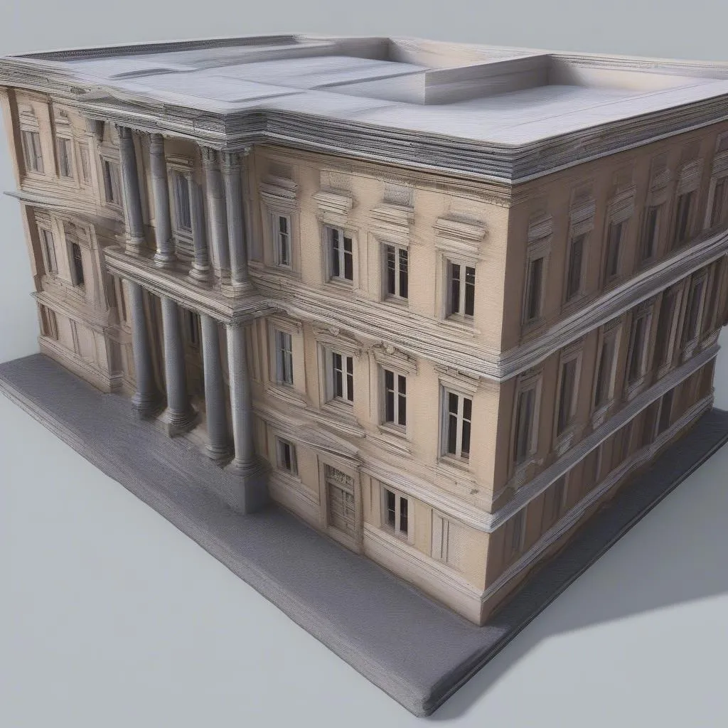 3d model of a building