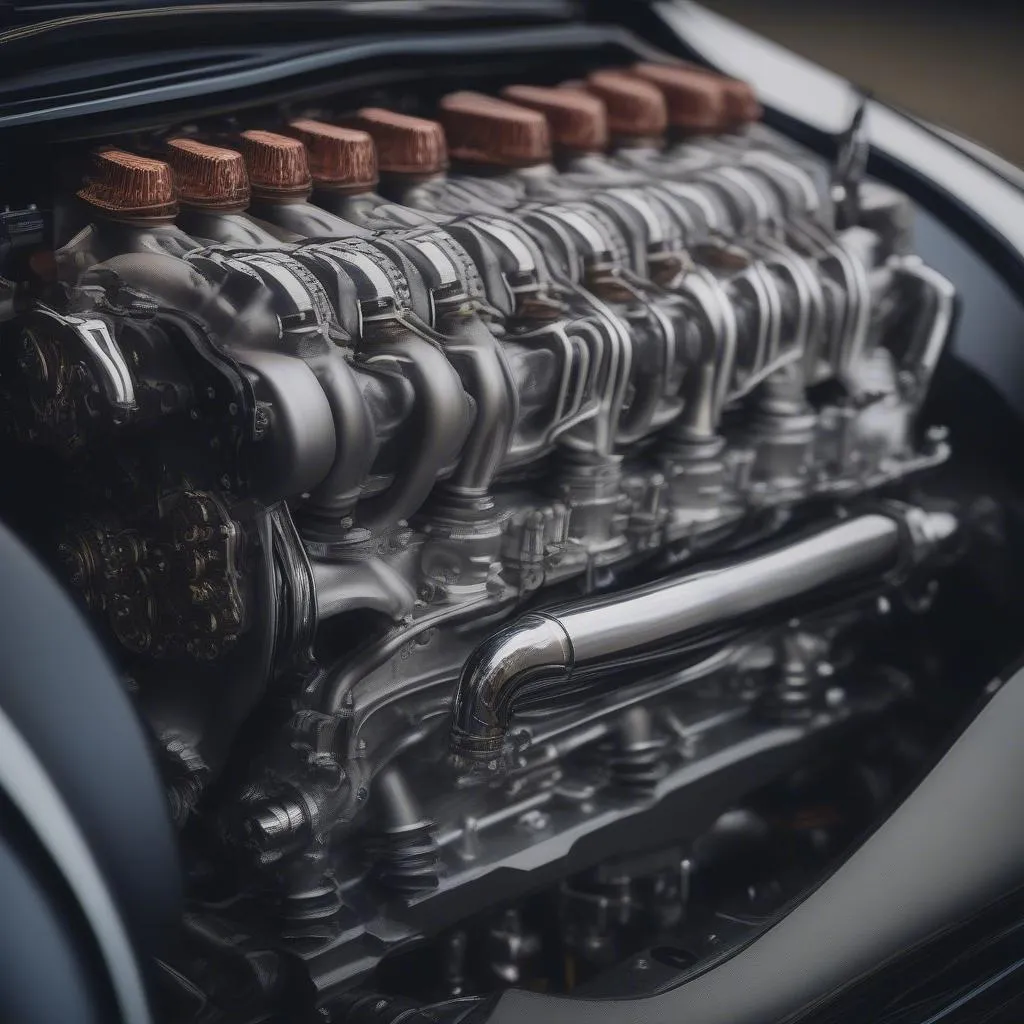 Engine of a Bugatti