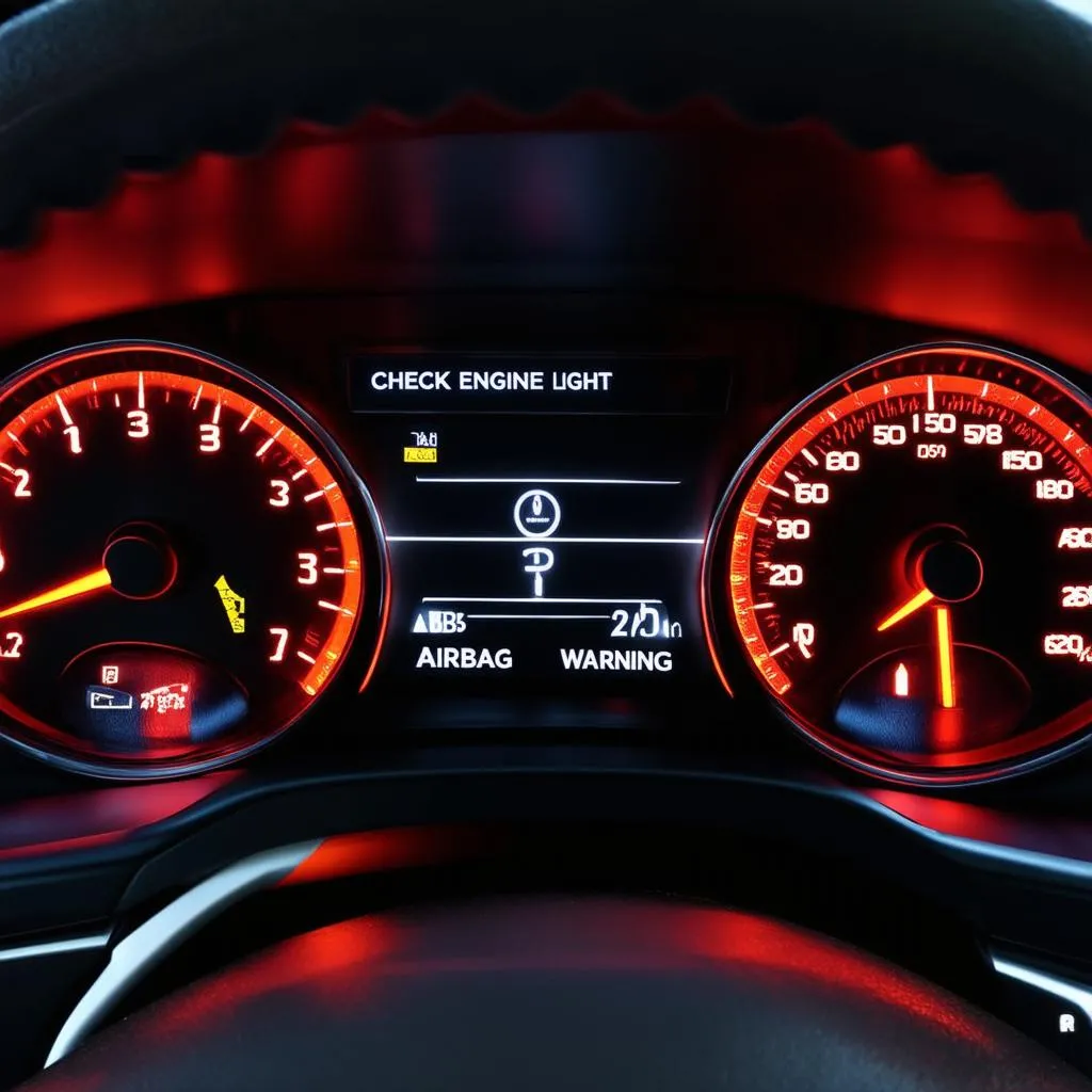 Car Dashboard Warning Lights