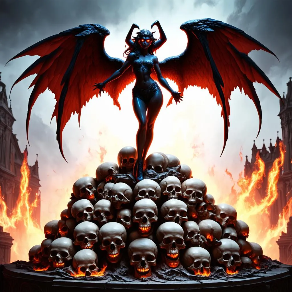 Statue of Lilith in Diablo IV