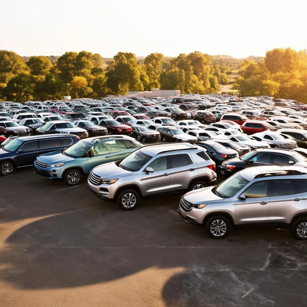 Rental Car Lot