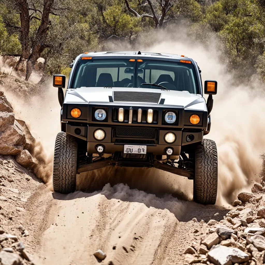 Hummer H1 off-road