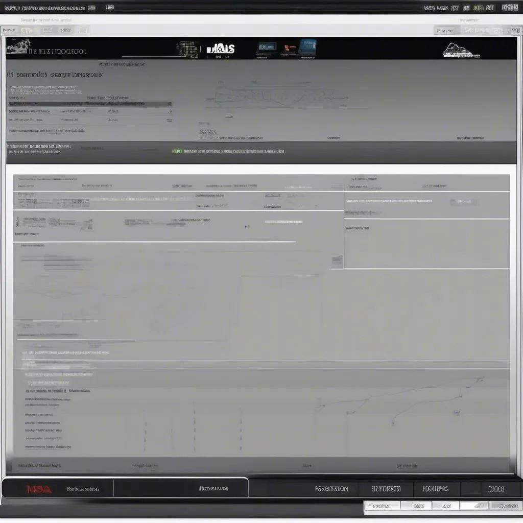 Laptop displaying MSA 2000 software interface