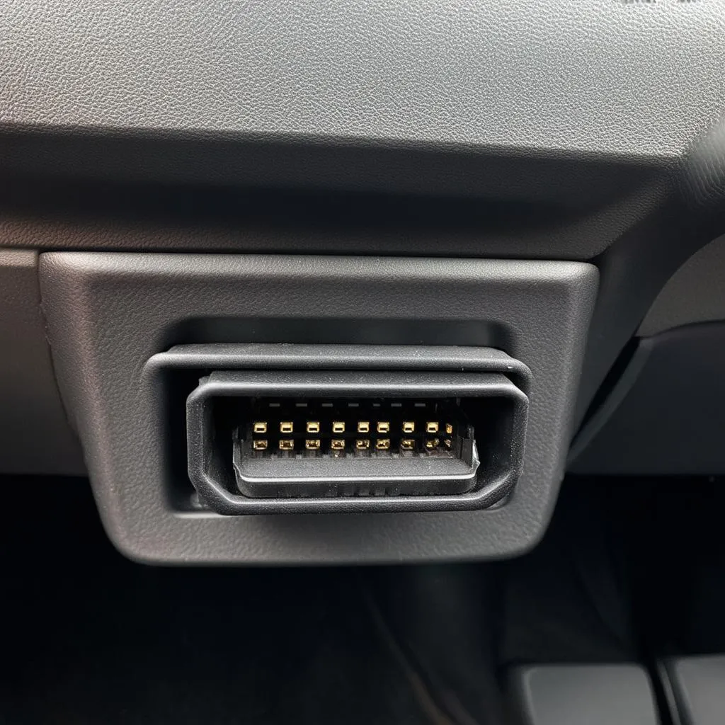 OBD-II Port in a Car