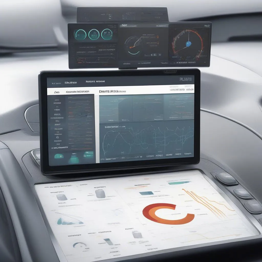 A screenshot of an OEM scan tool software interface displaying various diagnostic data and options.