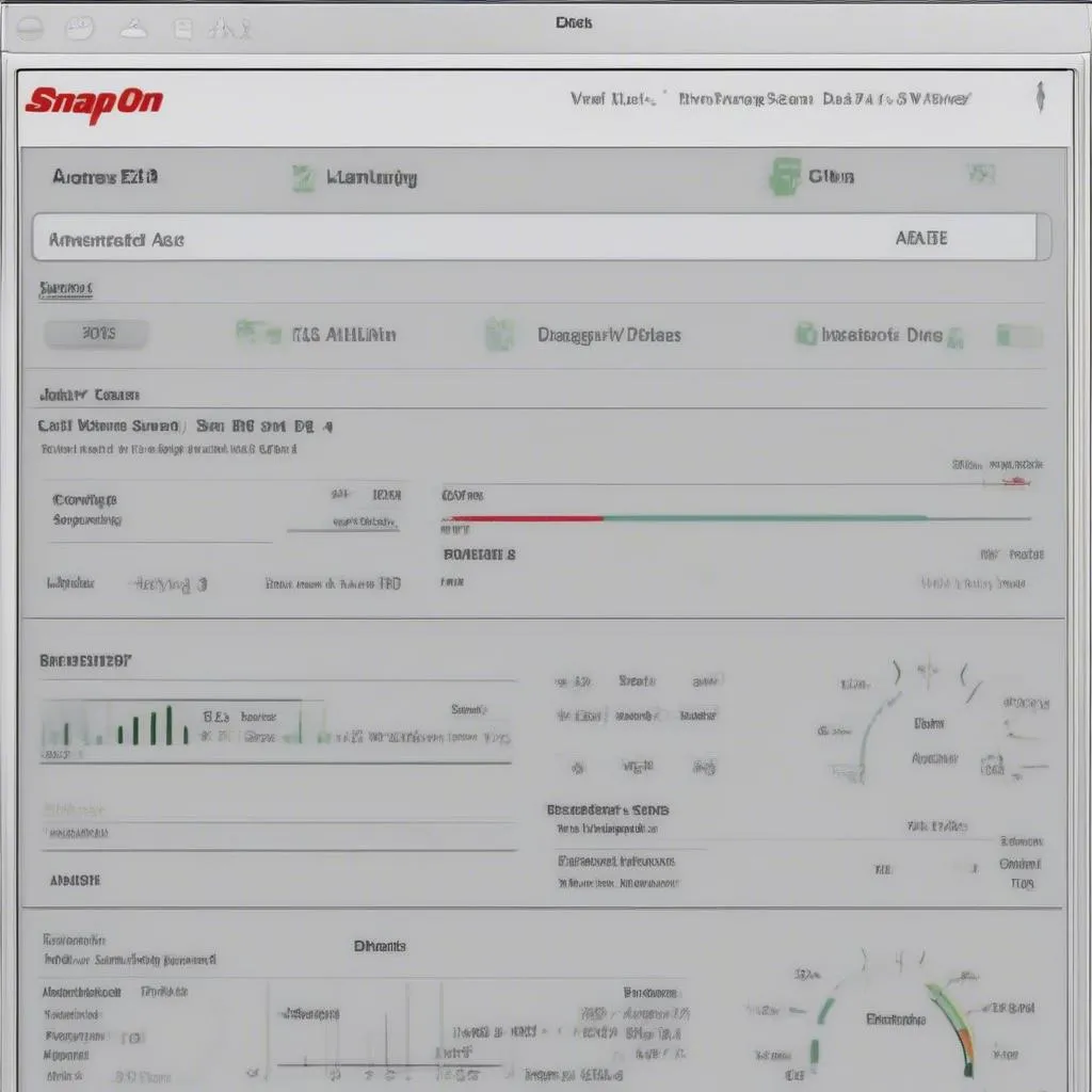 Snap-on Diagnostic Scan Tool with Vehicle Display