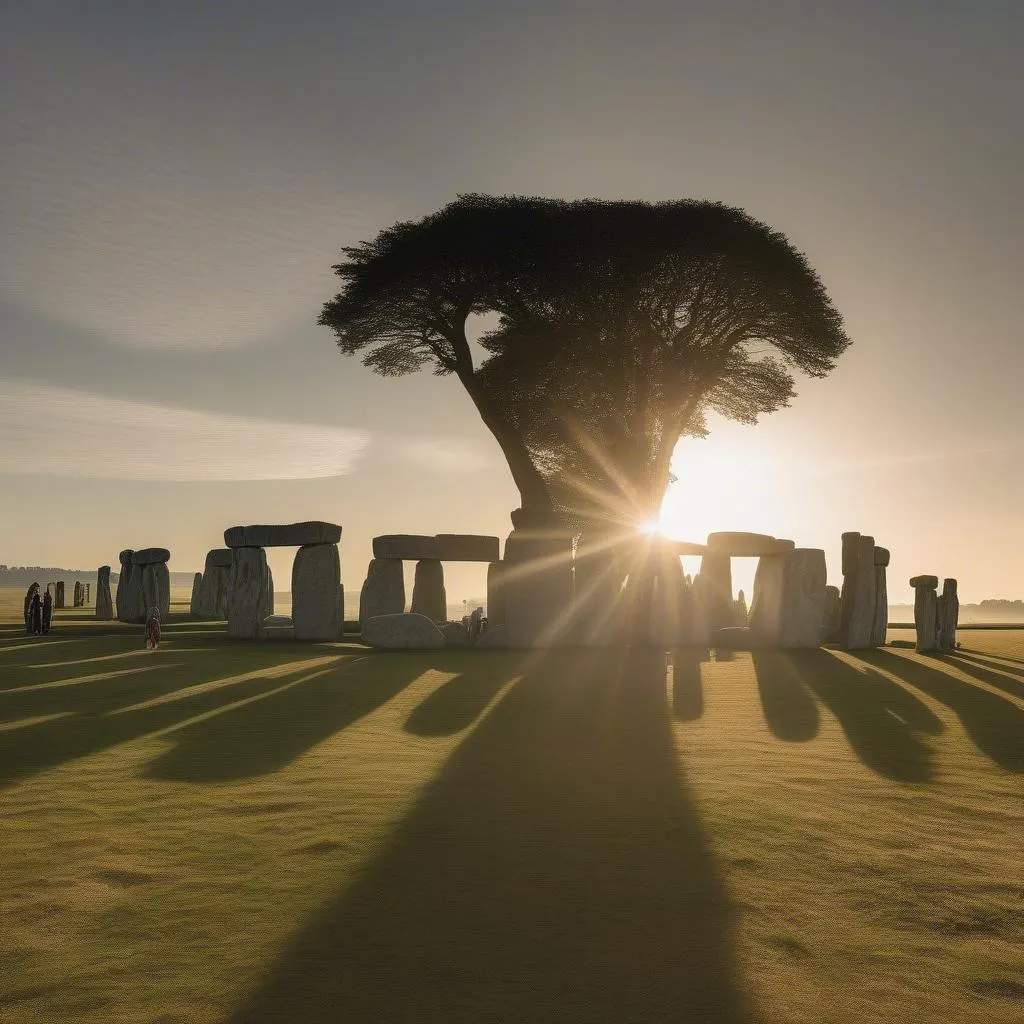 Stonehenge during summer solstice