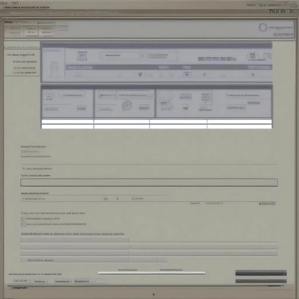 Tech 2 Software Interface