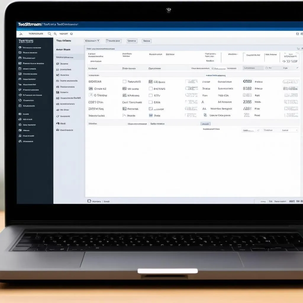 Toyota Techstream diagnostic software interface