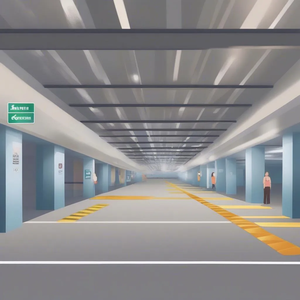 Accessible Parking Garage Navigation