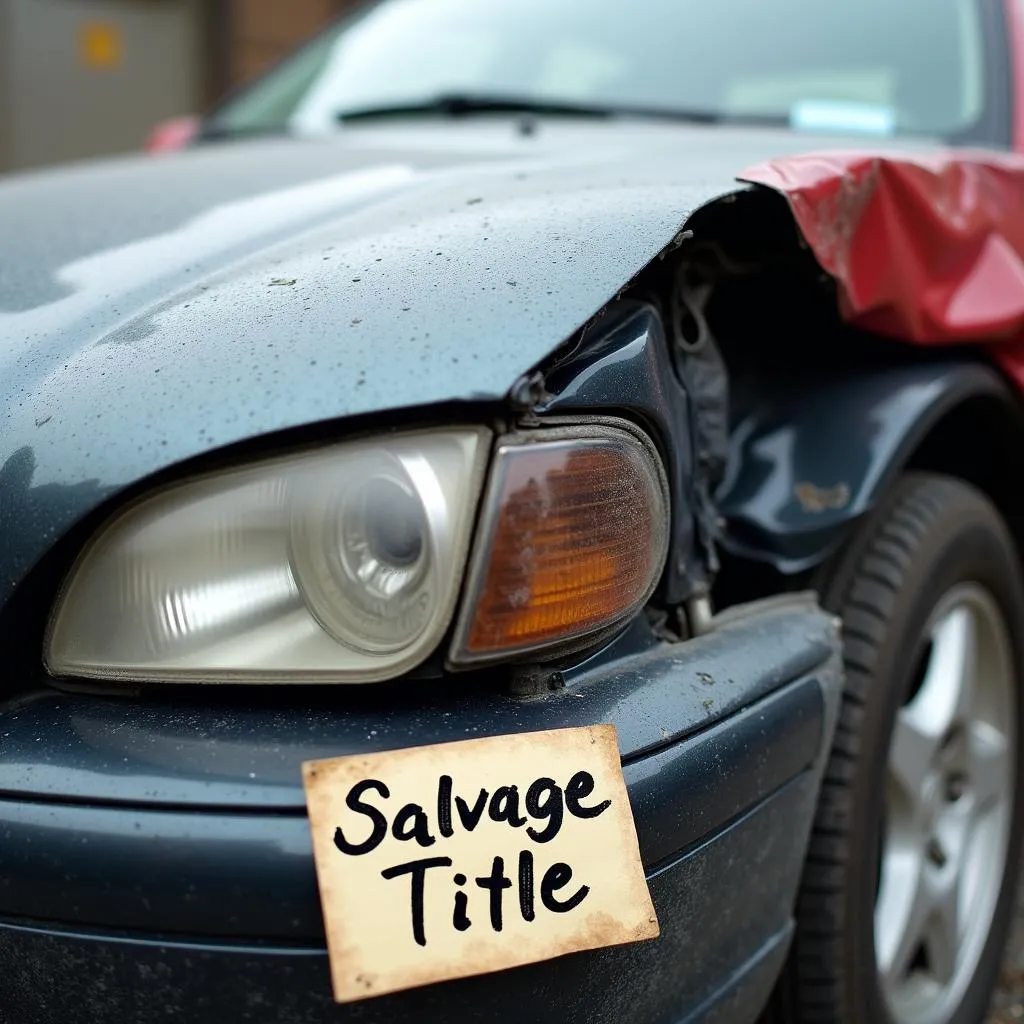 Car with Accident Damaged Title