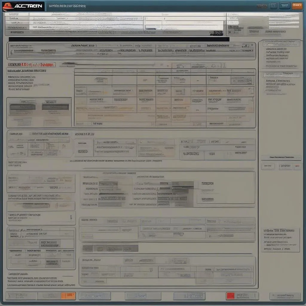 Actron CP9670 Auto Scan Tool Displaying Diagnostic Data on Screen