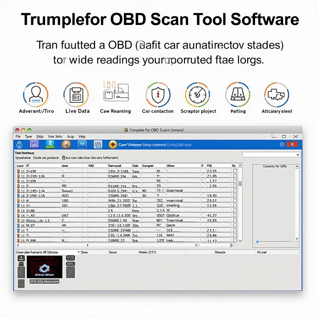 Advanced OBD scan tool software for car diagnostics