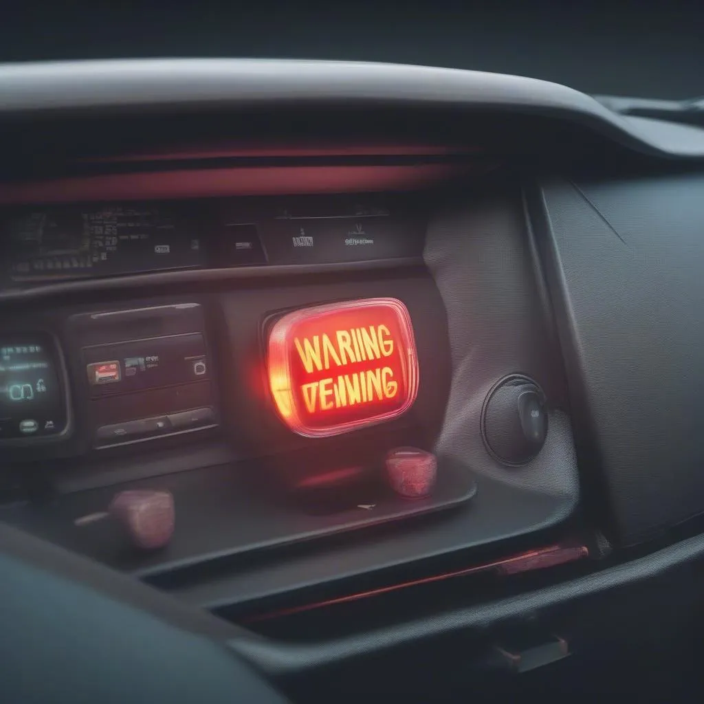 car airbag warning light