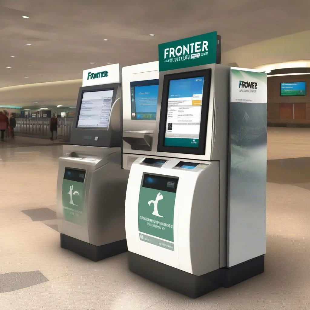 Frontier Airlines Airport Kiosk: Self-Service Check-in, Booking Management, and Customer Support