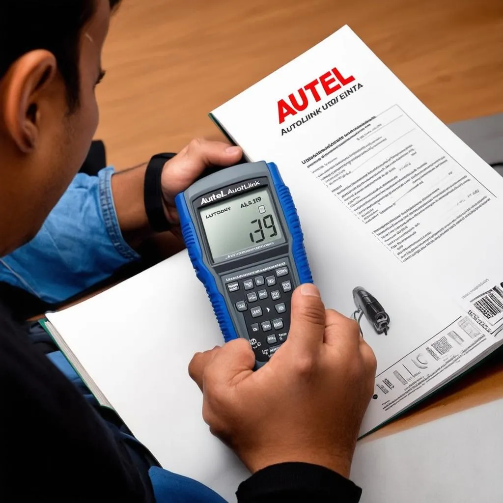 Autel Autolink AL519 Manual in Spanish