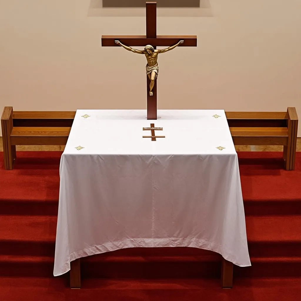 Christian altar