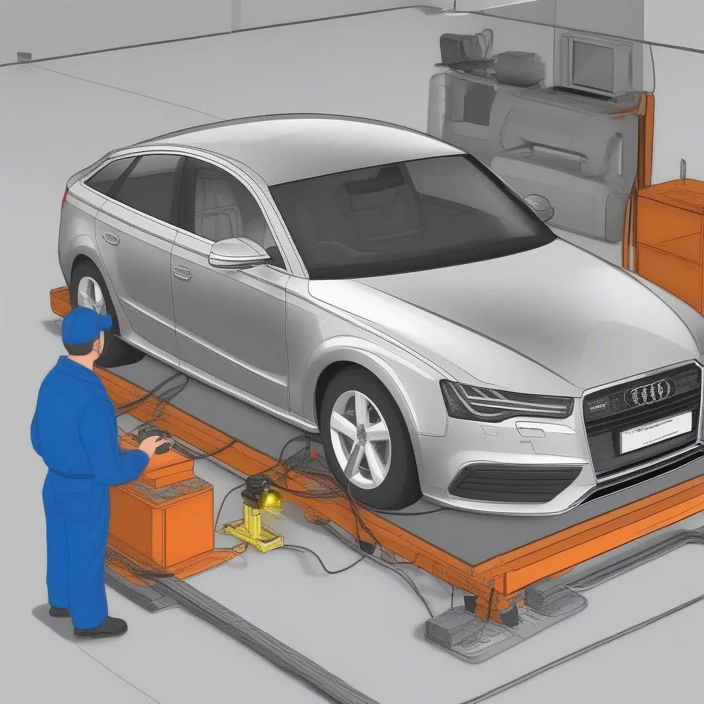 Audi ABS Module Coding Process