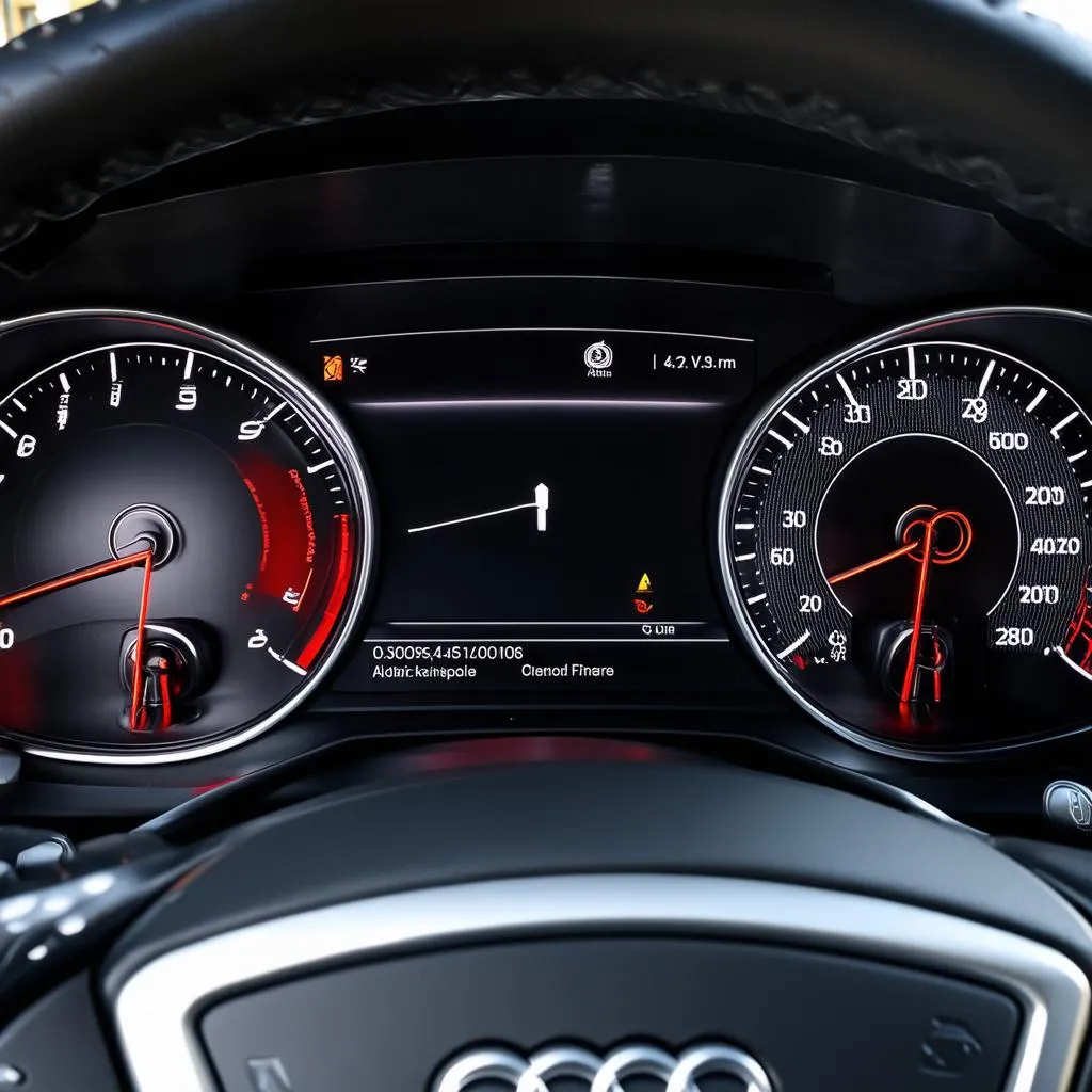 Audi dashboard warning light