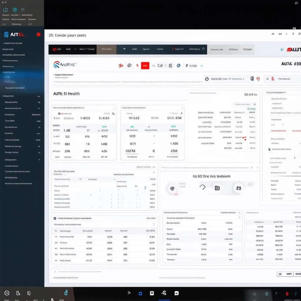 Autel 519 Software interface