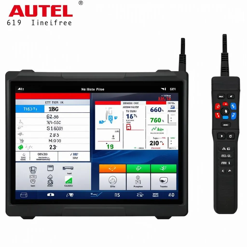 Autel 619 Interface